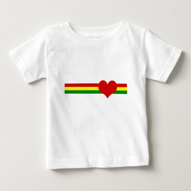 Camiseta Para Bebê rasta (Frente)