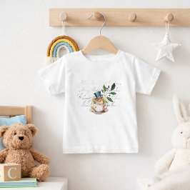 Camiseta Para Bebê Rato Antigo em Xícara de Chá