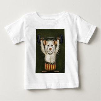 Camiseta Para Bebê Rato super