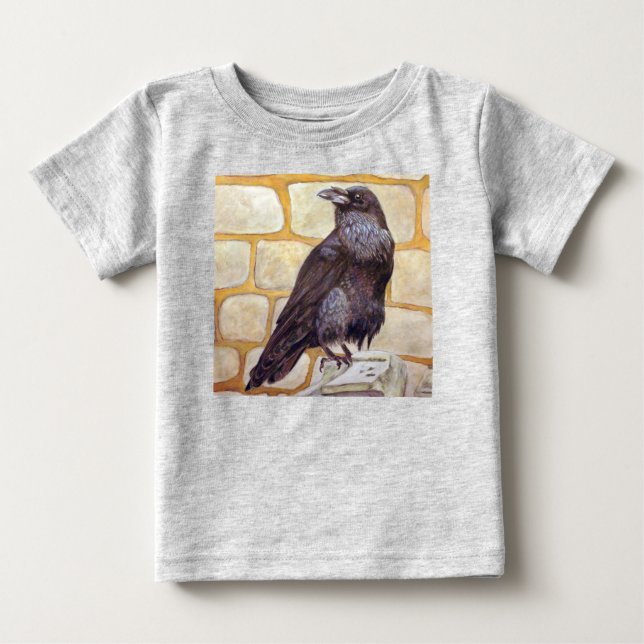 Camiseta Para Bebê Raven (Frente)