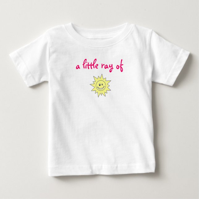 Camiseta Para Bebê Ray of Sunshine (Frente)