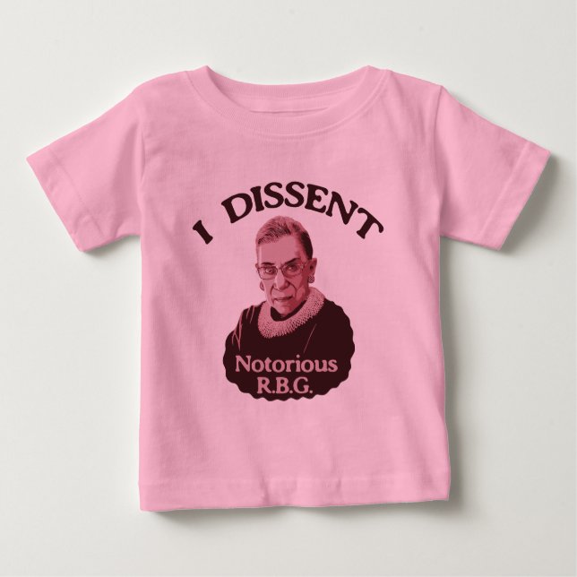 Camiseta Para Bebê RBG notório - p (Frente)