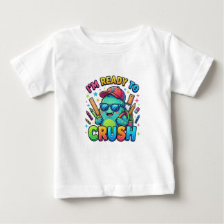 Camiseta Para Bebê Ready to Crush School Monster Baby T-Shirt