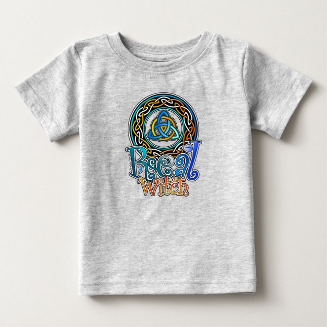 Camiseta Para Bebê Real Witch (Frente)