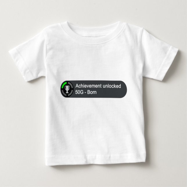 Camiseta Para Bebê Realização destravada - nascer (Frente)