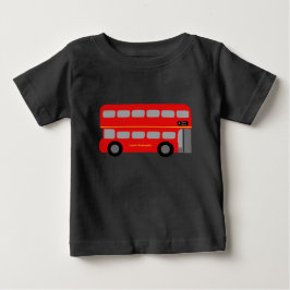 Camiseta Para Bebê Red London Bus