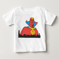 Red Tornado Atrás da Cityscape