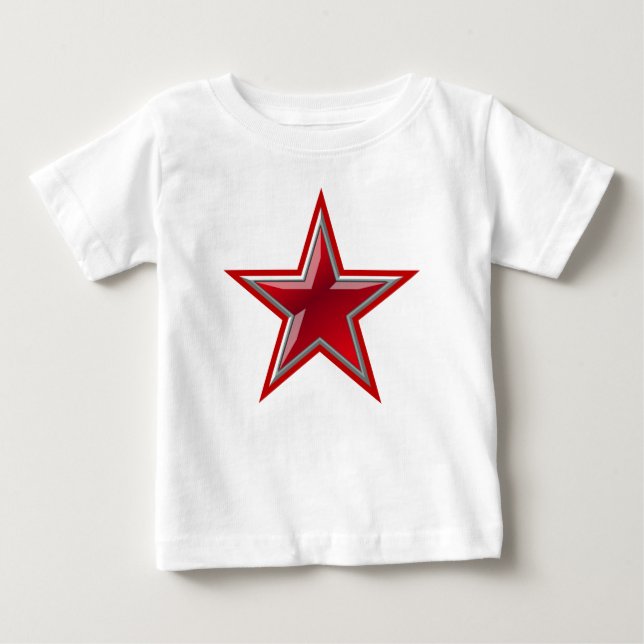 Camiseta Para Bebê Redstar (Frente)