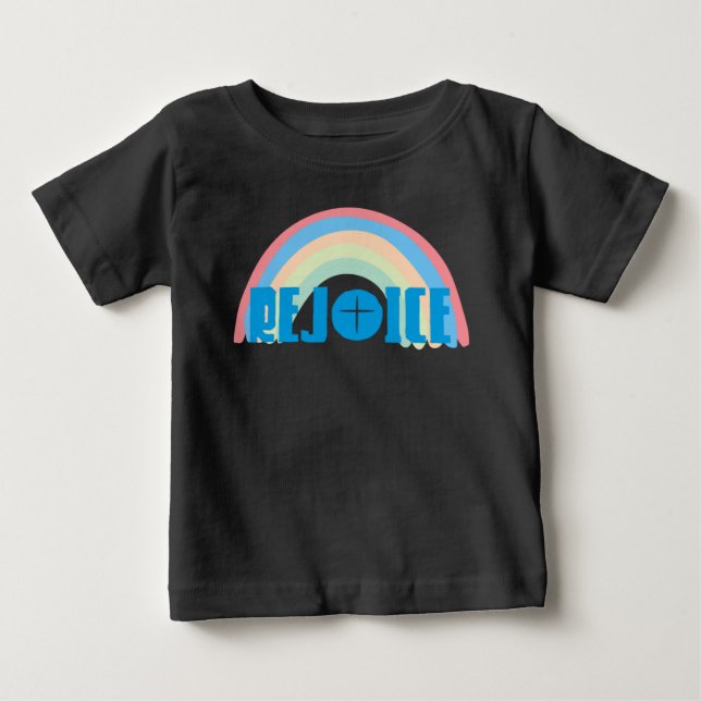 Camiseta Para Bebê regozijo (Frente)