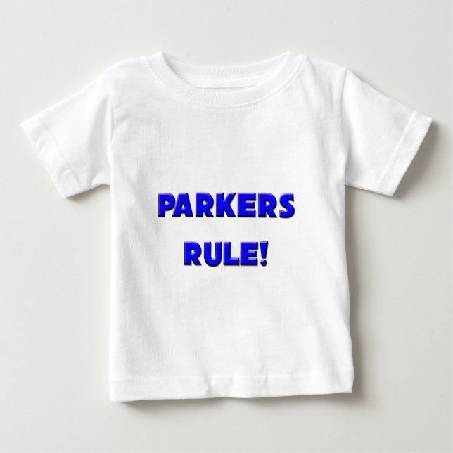 Camiseta Para Bebê Regra de Parkers! (Frente)