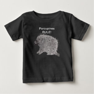 Camiseta Para Bebê Regra dos Porcupines!