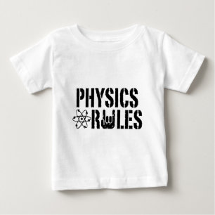 Camiseta Para Bebê Regras da física