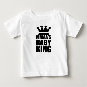 Camiseta Para Bebê Rei bebé da mamãe