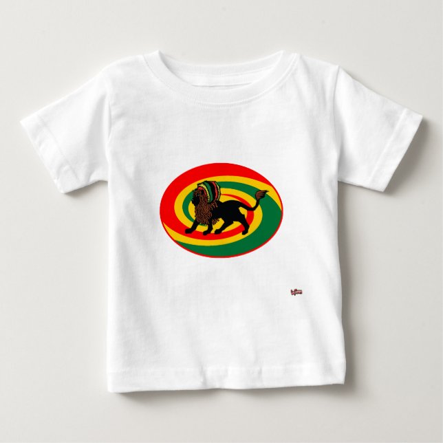 Camiseta Para Bebê Rei Costume de Jah (Frente)