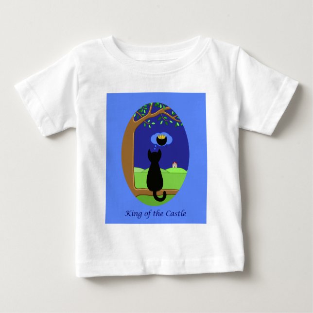 Camiseta Para Bebê Rei do Castelo (Frente)