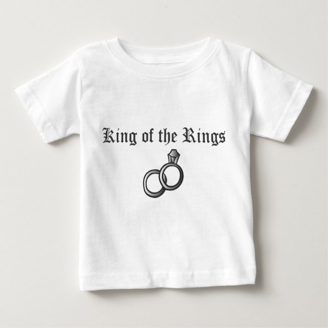 Camiseta Para Bebê Rei dos Anéis (Frente)