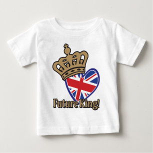 Camiseta Para Bebê Rei Real