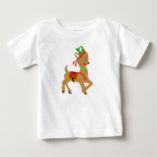 Camiseta Para Bebê Reindeer Doe de Natal