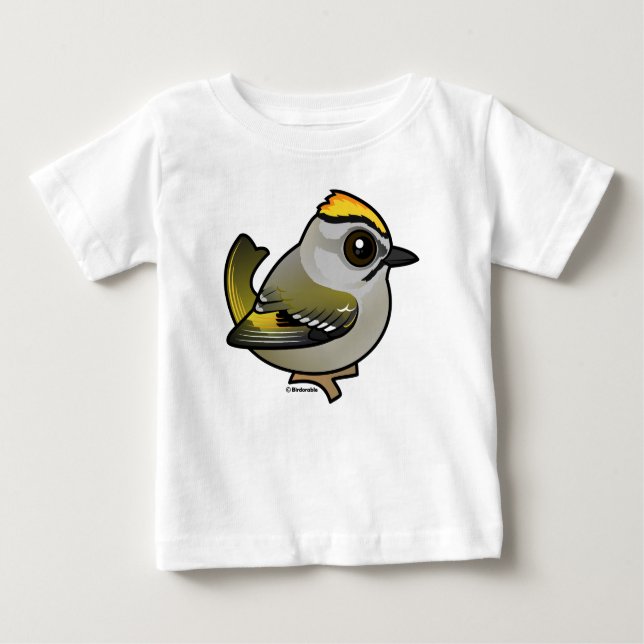 Camiseta Para Bebê Reino coroado pelo ouro (Frente)