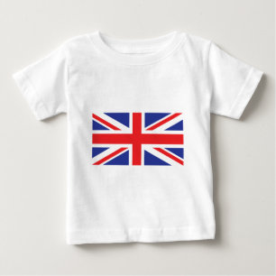 Camiseta Para Bebê Reino Unido/União Jack Flag