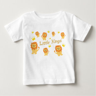 Camiseta Para Bebê Reis pequenos