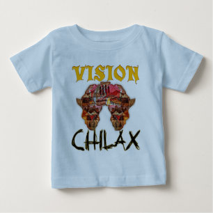 Camiseta Para Bebê Relaxe a visão maravilhosa africana, seu design