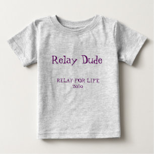CAMISETA PARA BEBÊ RELÉ PARA A VIDA
