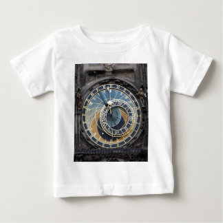 Camiseta Para Bebê Relógio Astronômico ou Praga Orloj