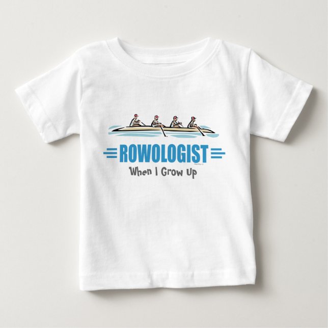 Camiseta Para Bebê Remo Humorístico (Frente)