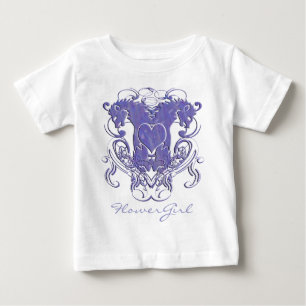 Camiseta Para Bebê Renaissance Wedding Flower Girl Ruffle