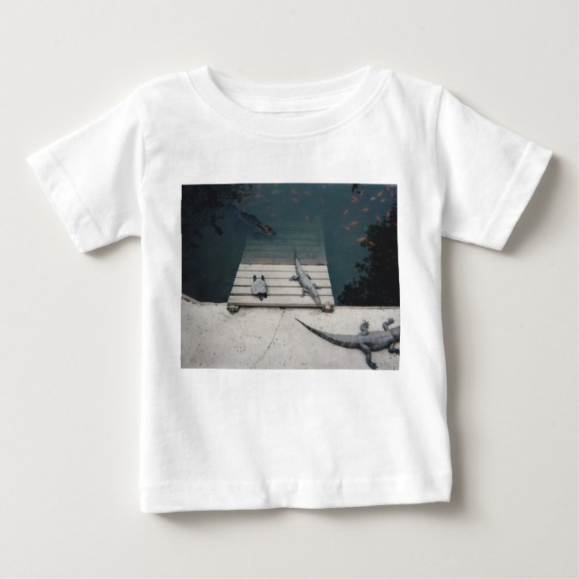 Camiseta Para Bebê Répteis (Frente)