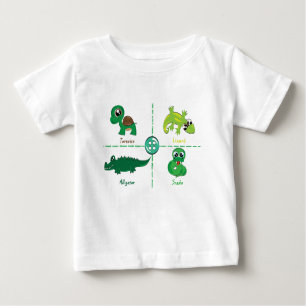 Camiseta Para Bebê réptil