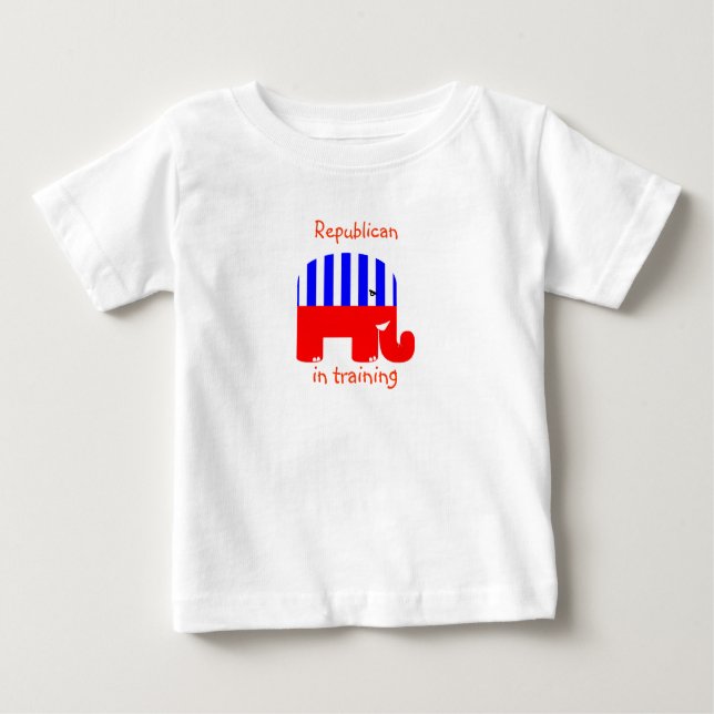 Camiseta Para Bebê Republicano em Formação (Frente)