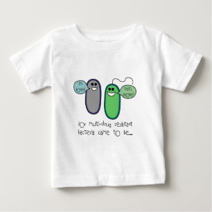 Camiseta Para Bebê Resistência de droga