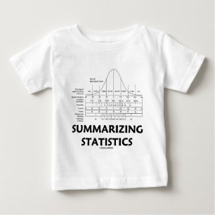 Camiseta Para Bebê Resumindo estatísticas