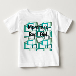 Camiseta Para Bebê Retângulos Modernos do Século médio
