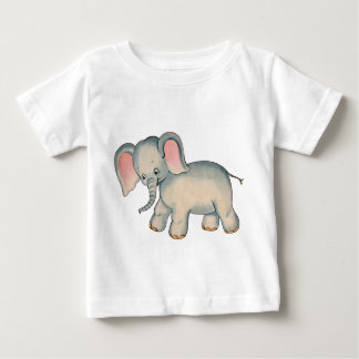 Camiseta Para Bebê Retro Baby Elephant Baby Romper