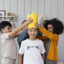 Camiseta Para Bebê Retro Elegante Halloween Spooky Um Primeiro Aniver