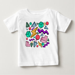 Camiseta Para Bebê Retro estético da Vintage dos anos 80
