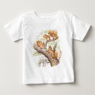 Camiseta Para Bebê Reunião do esquilo