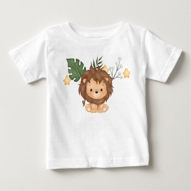 Camiseta Para Bebê Revelation 5:5 Lion of Judah Baby t-shirt (Frente)