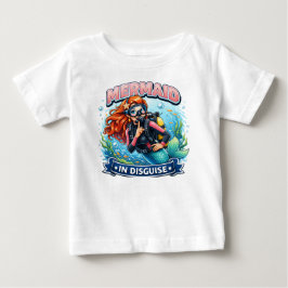 Camiseta Para Bebê Revele sua sereia interior.