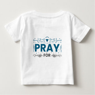Camiseta Para Bebê Rezar Por Vidas Importantes