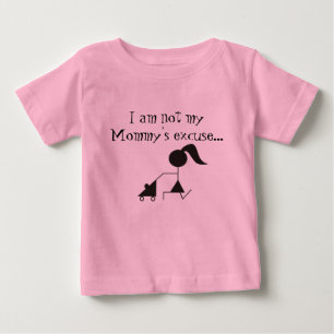 Camiseta Para Bebê RFM nenhuma em-camisa do bebê das desculpas