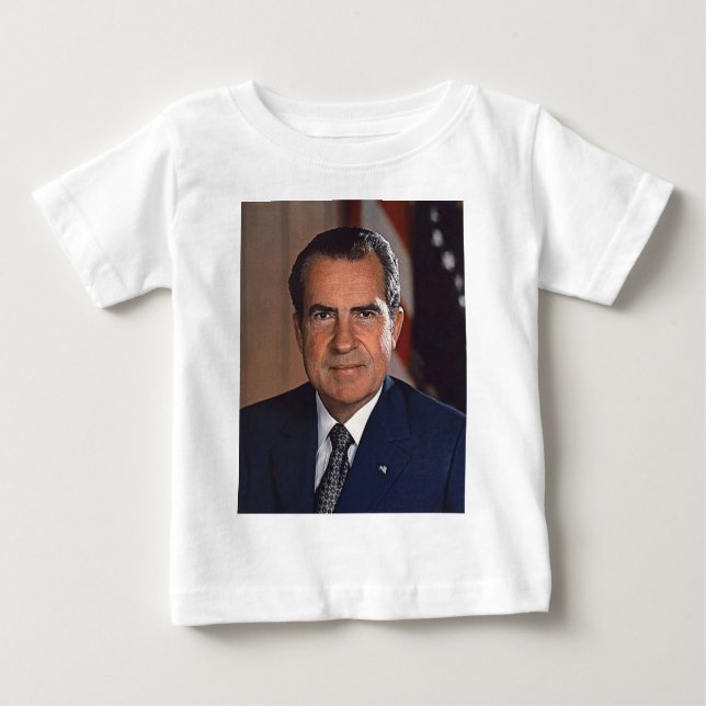 Camiseta Para Bebê Richard M. Nixon (Frente)