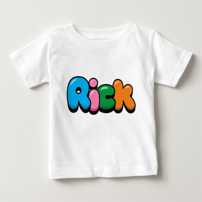 Camiseta Para Bebê Rick (Frente)