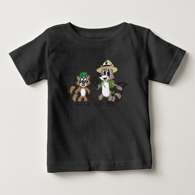 Camiseta Para Bebê Rick Ranger | Ranger Rick & Ricky (Frente)