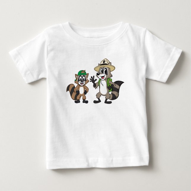 Camiseta Para Bebê Rick Ranger | Ranger Rick & Ricky (Frente)