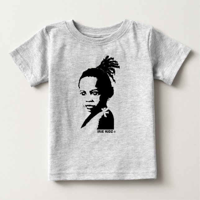 Camiseta Para Bebê RiE KiDZ® 'Rasta Child' T-shirt do bebê (Frente)