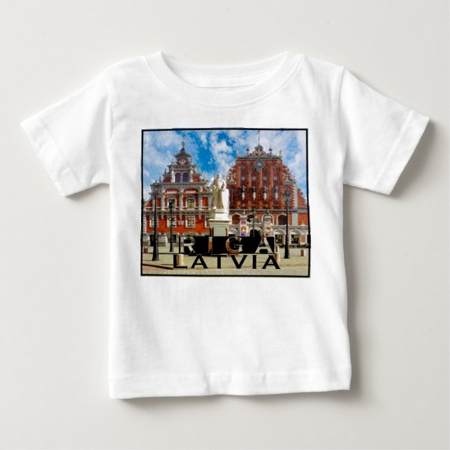 Camiseta Para Bebê Riga (Frente)